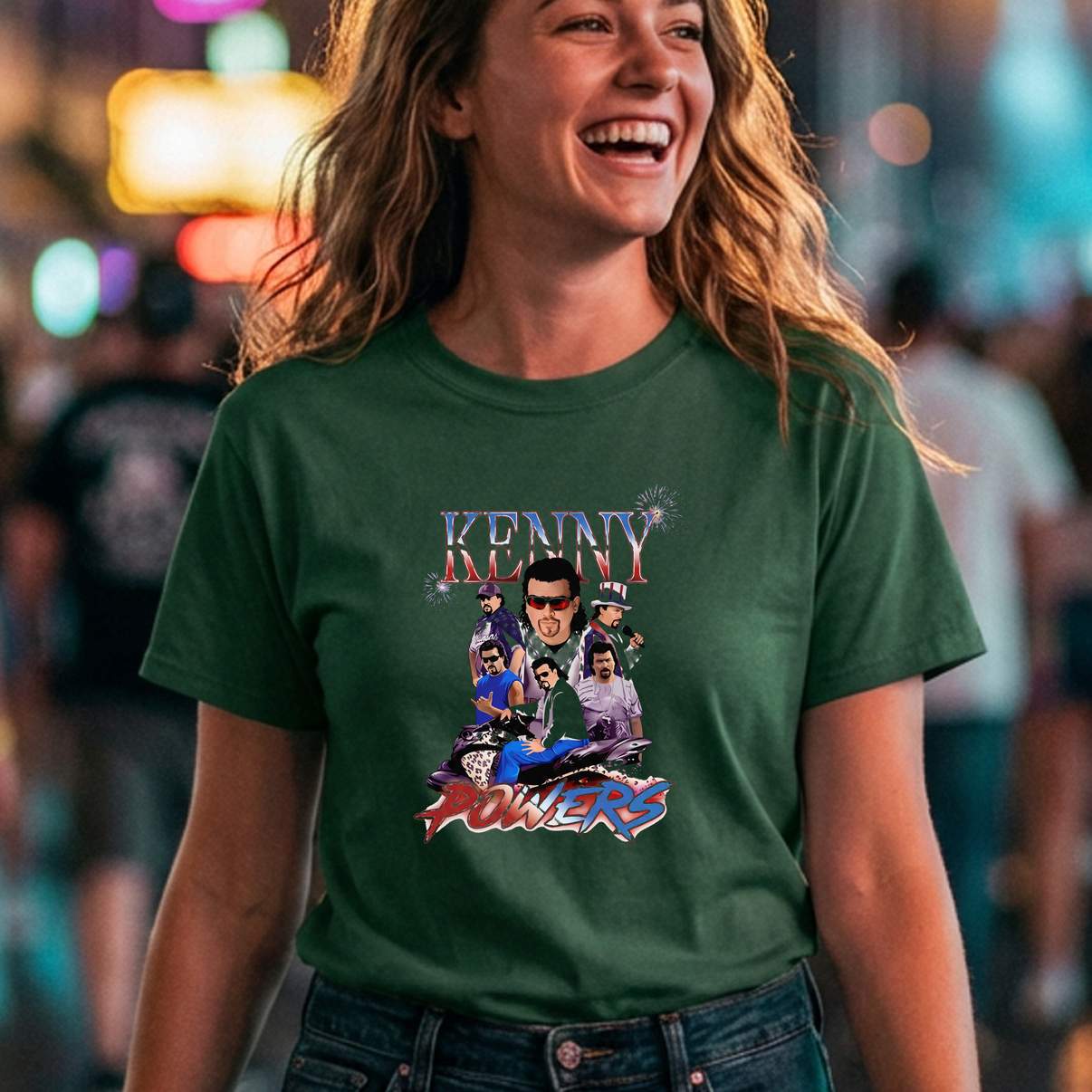 Kenny Powers All American Bootleg Tee Flea Market 90s Retro Graphic Men Kenny Powers All American Bootleg Tee Flea Market 90s Retro Graphic Men