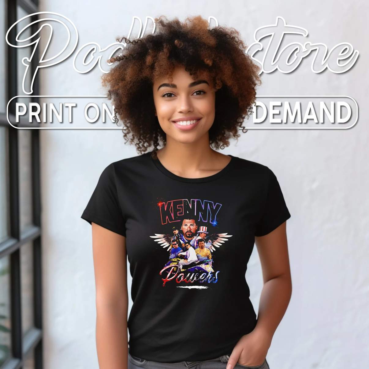 Kenny Powers Legend Collage Shirt Retro TV Show Fan Graphic Design Mens