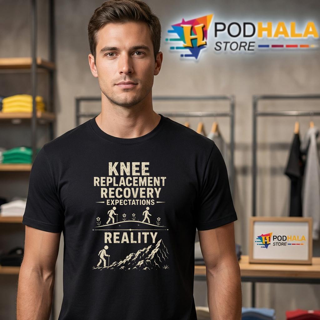 Knee Replacement Recovery Shirt Expectations Funny Surgery Humor Graphic Knee Replacement Recovery Shirt Expectations Funny Surgery Humor Graphic