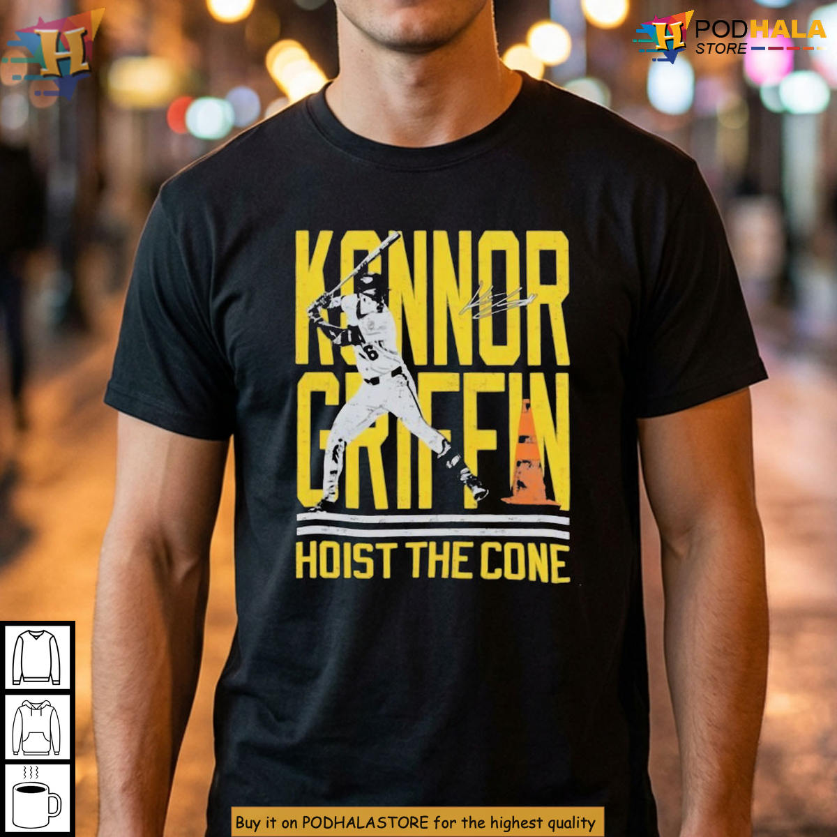 Konnor Griffin Pirates Hoist The Cone 2026 Baseball Shirt Gift For Sports Fan