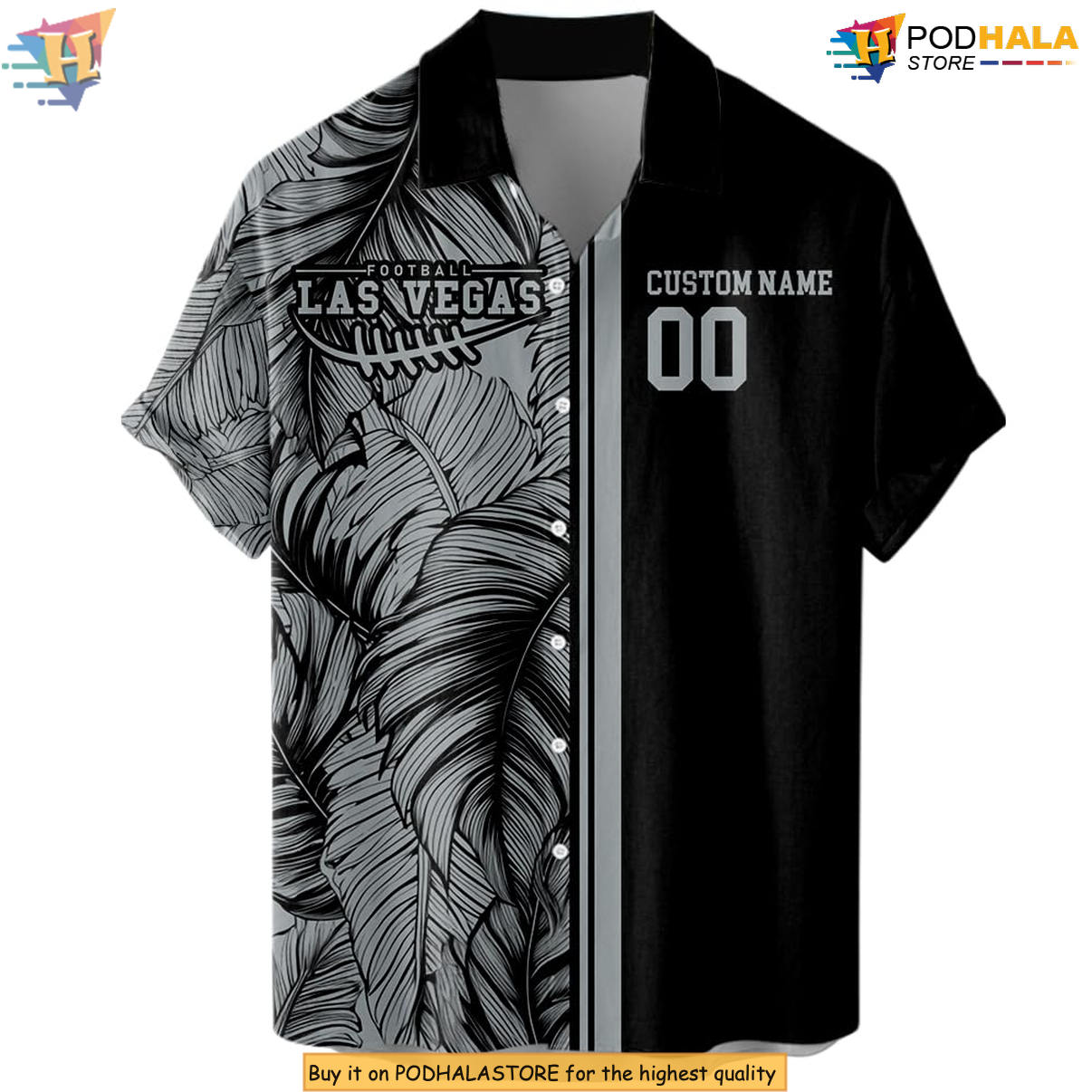 Las Vegas Football Custom Hawaiian Shirt 2026 Personalized Tropical Fan Gear