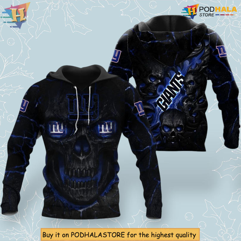 Lava Skull Artwork Giants Hoodie For Men Zip Style 3D All Over Print Design