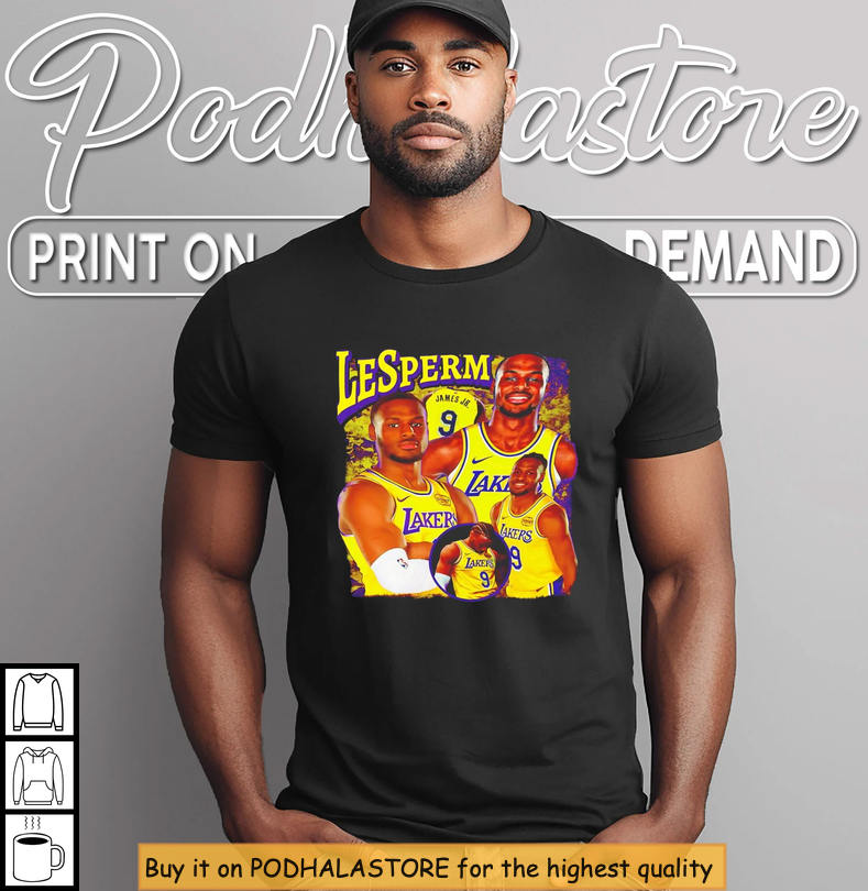 Lesperm Shirt Lakers Legacy Meme Design Vintage Basketball Fan Apparel