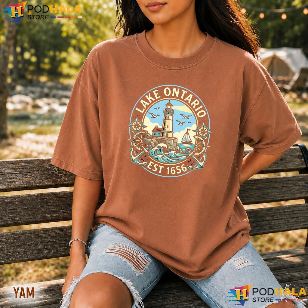 Lighthouse Waves Lake Ontario Comfort Colors Tshirt Cute Est 1656 Top Lighthouse Waves Lake Ontario Comfort Colors Tshirt Cute Est 1656 Top
