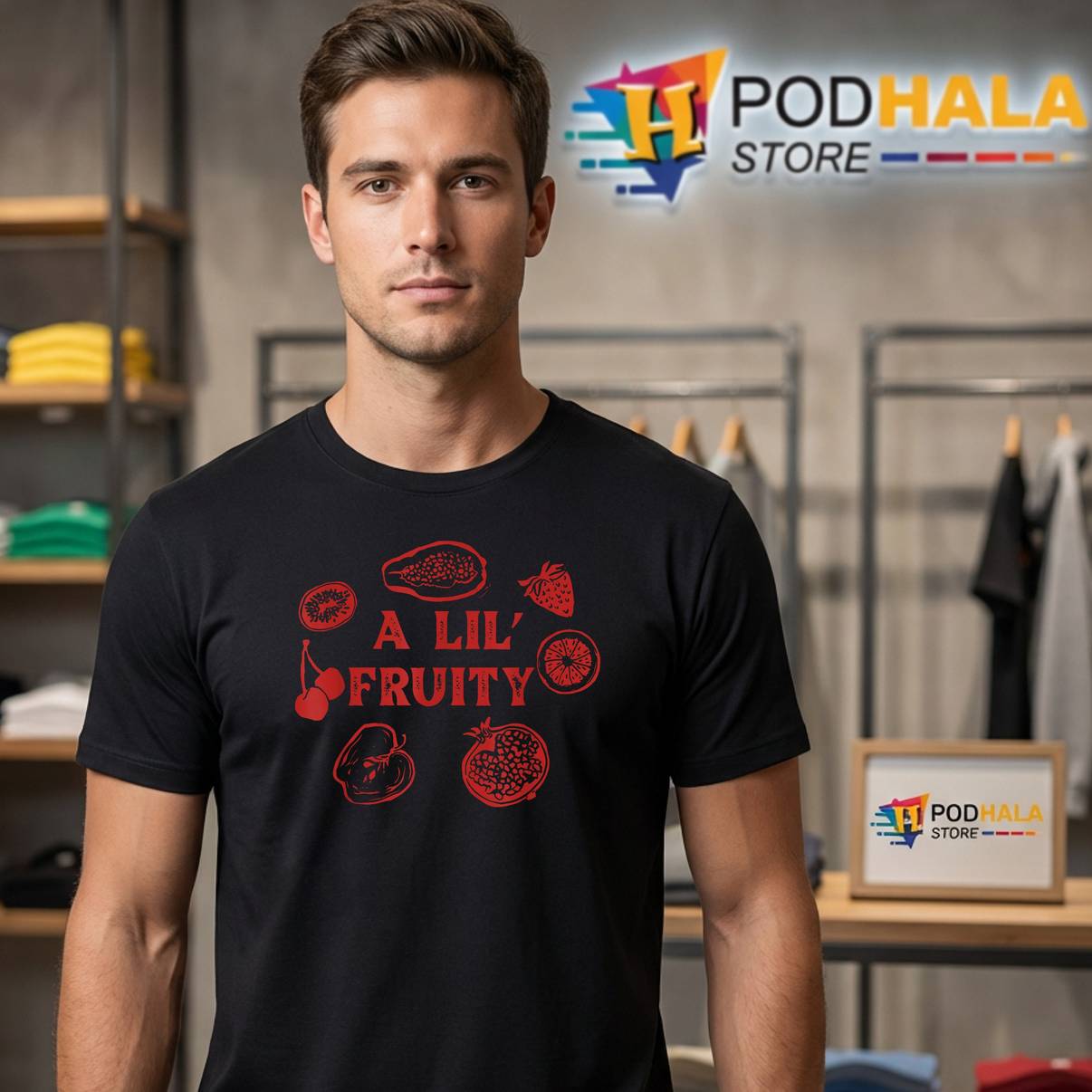Lil Fruity Retro Style Fruits T-Shirt Lesbian Gay LGBTQ Pride Graphic Men Lil Fruity Retro Style Fruits T-Shirt Lesbian Gay LGBTQ Pride Graphic Men