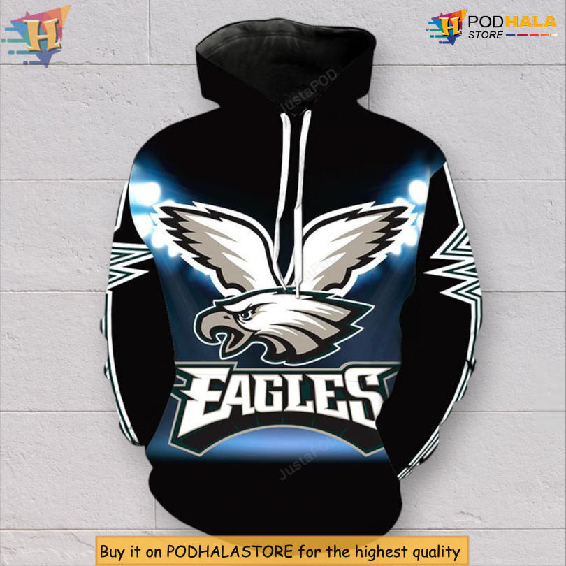 Limited Edition Philadelphia Eagles Hoodie Mens 3D NFL Gear