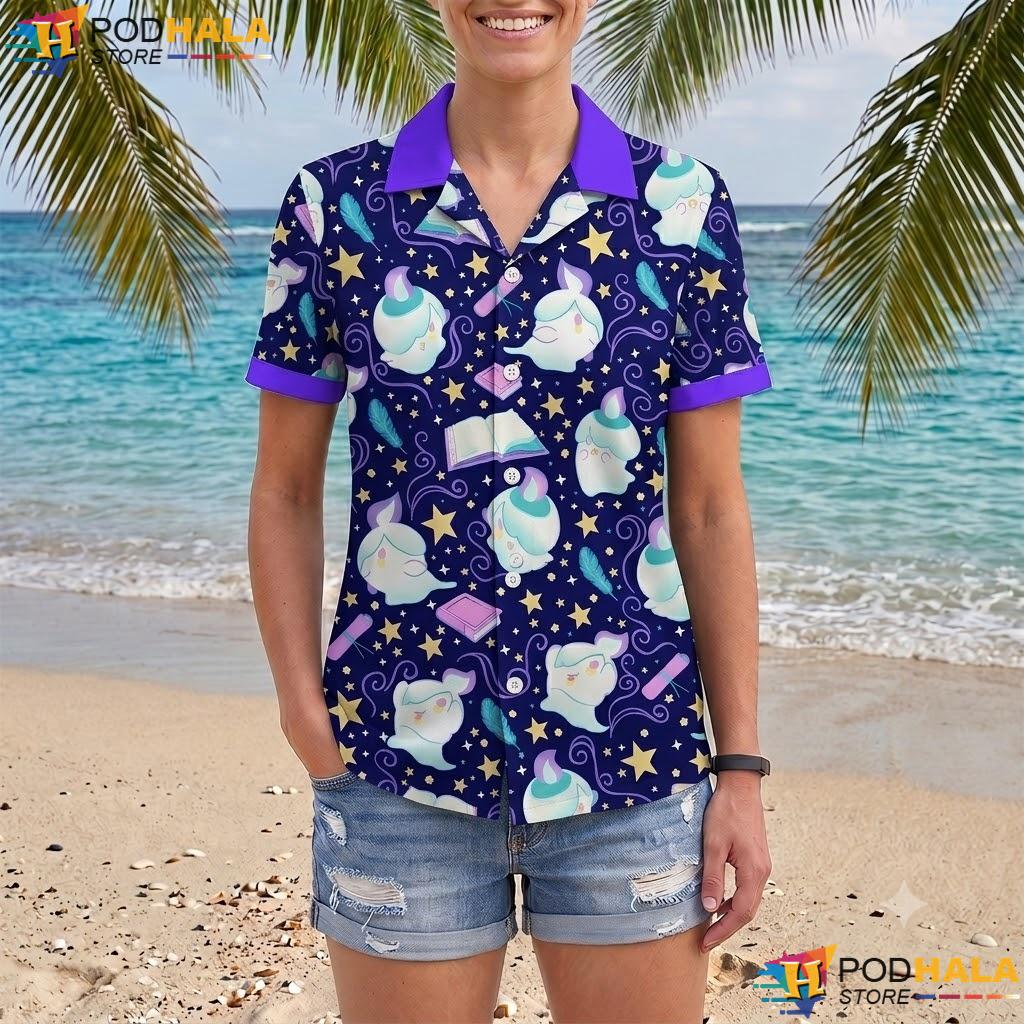Litwick Magical Flame Tropical Shirt Whimsical Ghost Summer Anime Apparel Litwick Magical Flame Tropical Shirt Whimsical Ghost Summer Anime Apparel