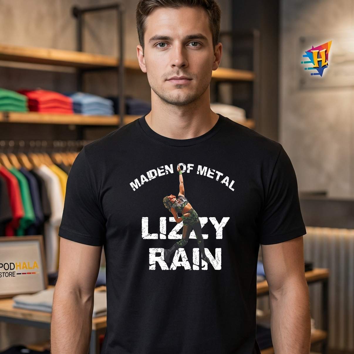 Lizzy McAlpine Maiden Of Metal Shirt Music Merchandise Concept Graphic Mens