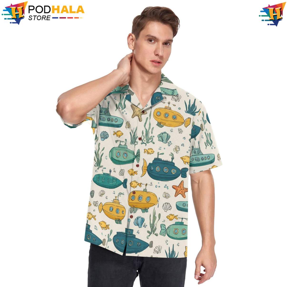 Loose Fit Short-sleeve button-up shirt Mens Short Sleeve Button Down Casual Beach Apparel Loose Fit Short-sleeve button-up shirt Mens Short Sleeve Button Down Casual Beach Apparel