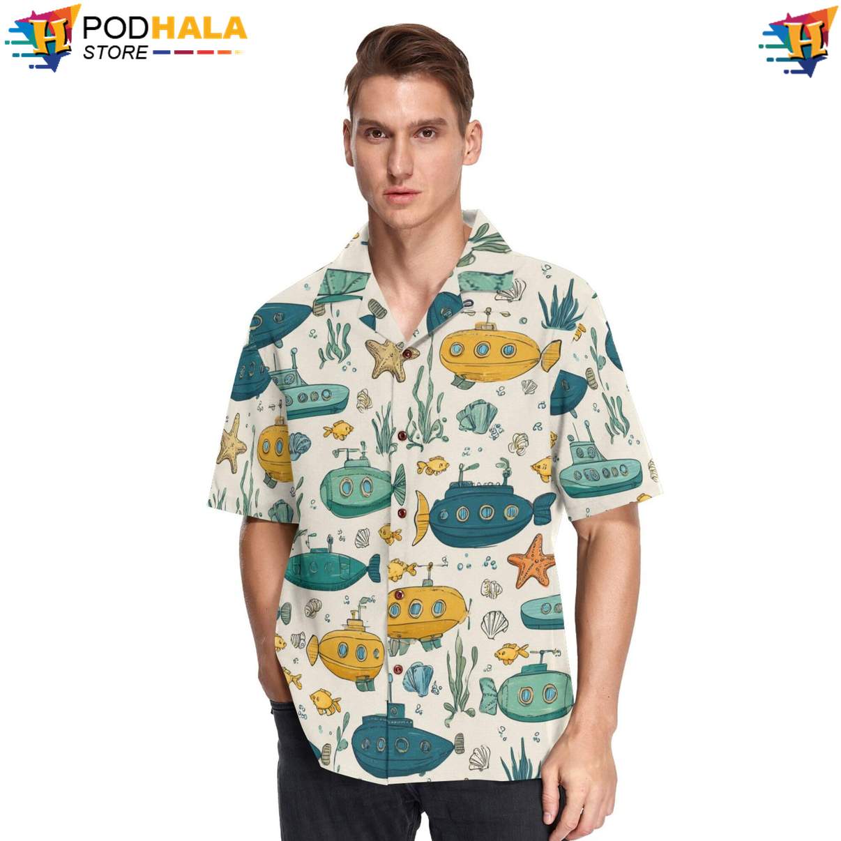 Loose Fit Tropical Shirt Mens Short Sleeve Button Down Casual Beach Apparel Loose Fit Tropical Shirt Mens Short Sleeve Button Down Casual Beach Apparel