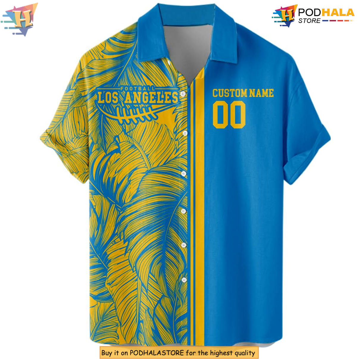 Los Angeles C Football Custom Hawaiian Shirt 2026 Personalized Tropical Gear