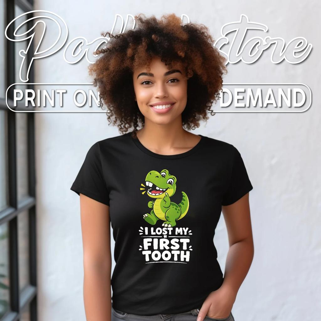 Lost First Tooth Dinosaur Shirt Funny Kids Milestone Graphic Apparel Lost First Tooth Dinosaur Shirt Funny Kids Milestone Graphic Apparel