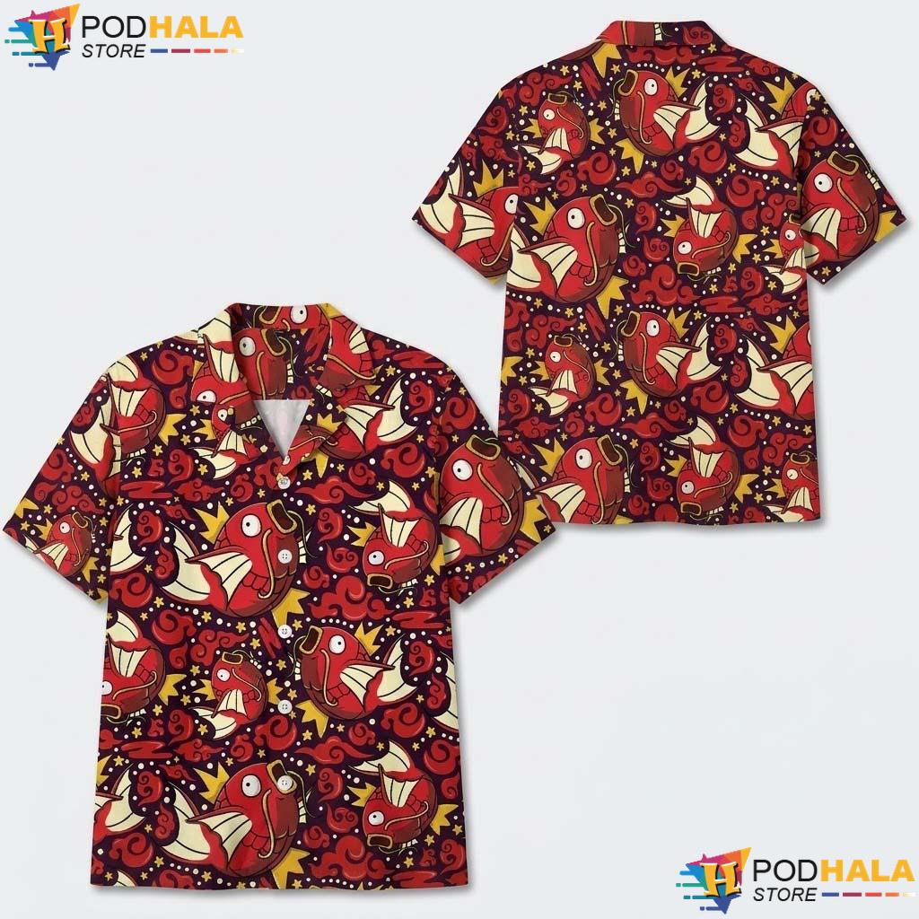 Magikarp Fish Halloween Hawaiian Shirt Tropical Funny Summer Outfit