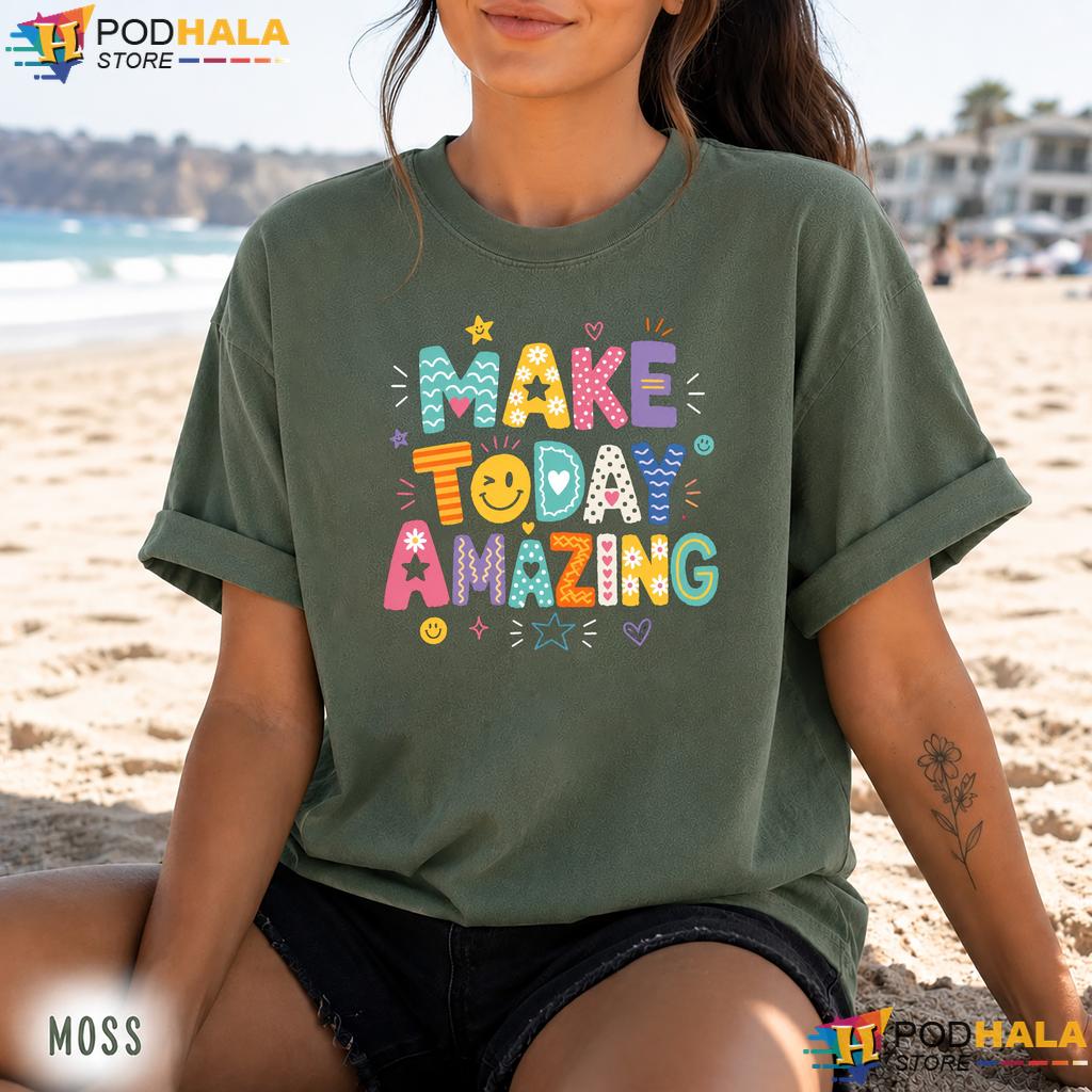 Make Today Amazing Comfort Colors Tee Growth Mindset Motivational Quote Make Today Amazing Comfort Colors Tee Growth Mindset Motivational Quote