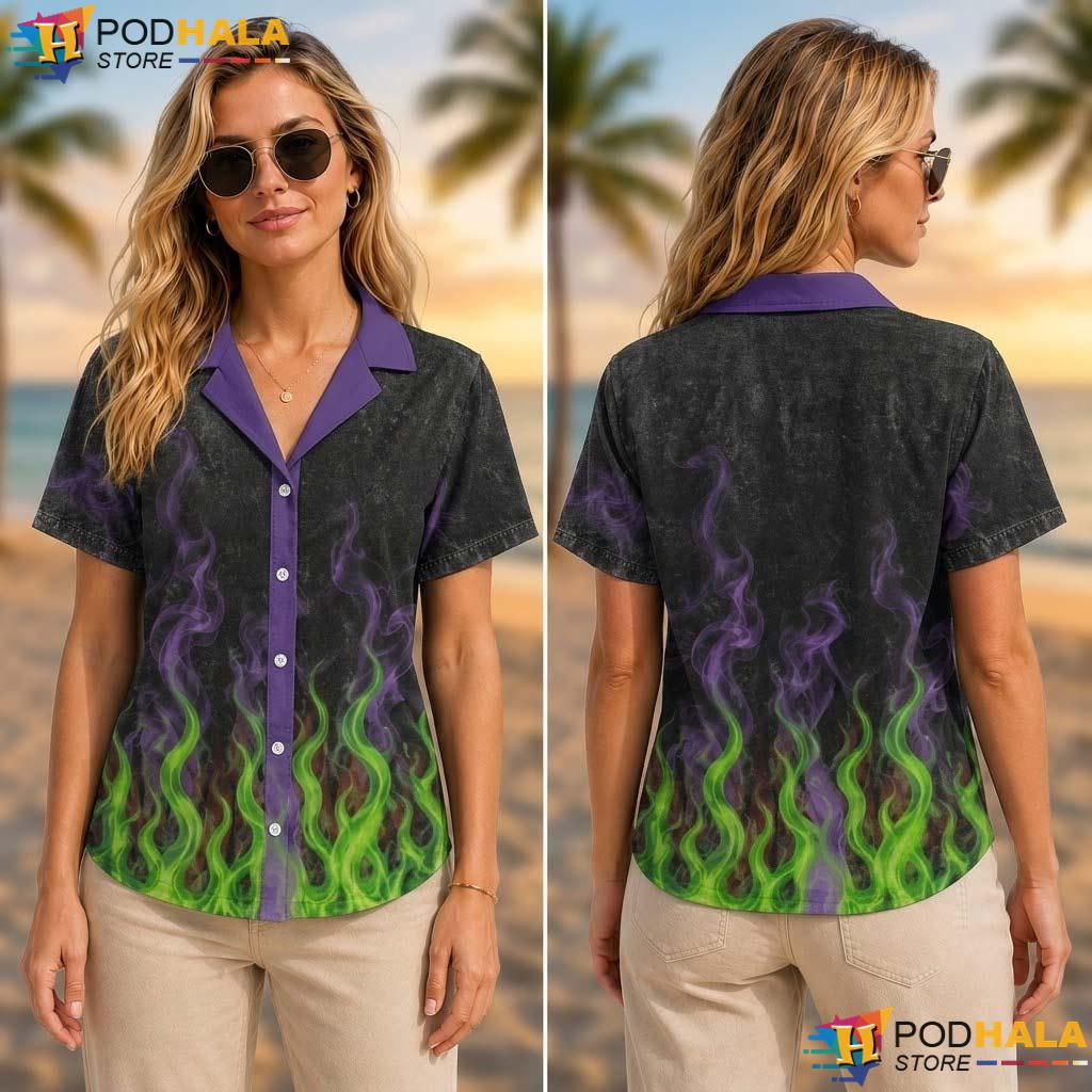 Maleficent Cosplay Halloween Tropical Shirt Bad Villain Costume Outfit Maleficent Cosplay Halloween Tropical Shirt Bad Villain Costume Outfit
