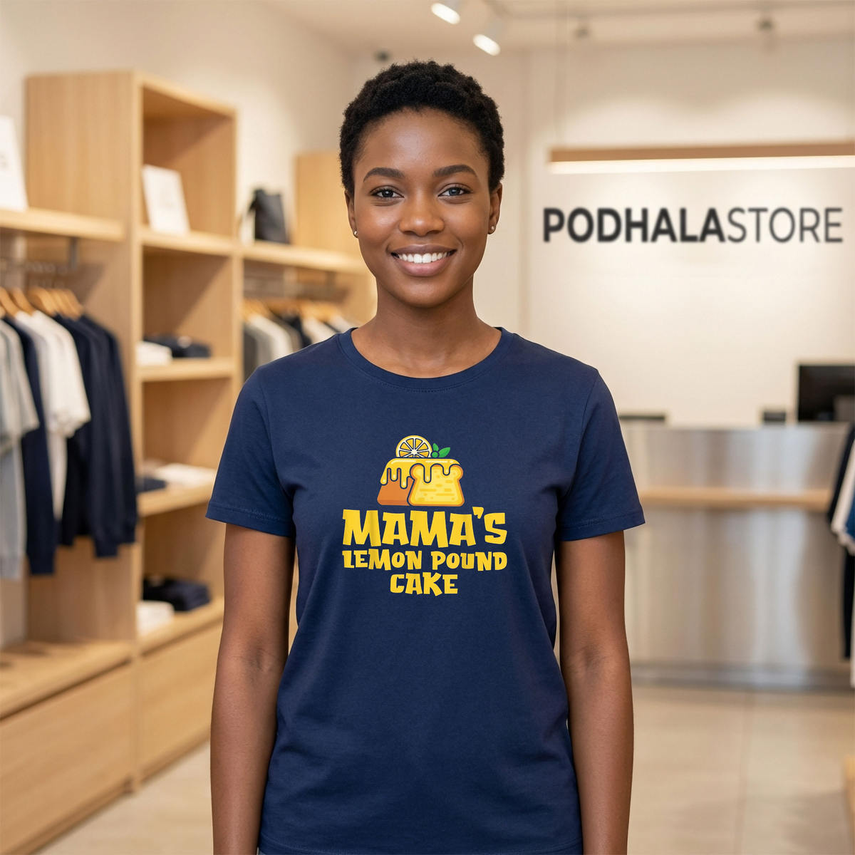 Mamas Lemon Pound Cake Funny Shirt 2026 Viral Meme Humor Graphic Fan Apparel