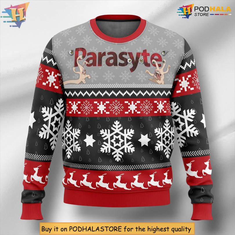 Maxim Parasyte Anime Character Scene Graphic Horror Sci Fi Holiday Christmas Sweater