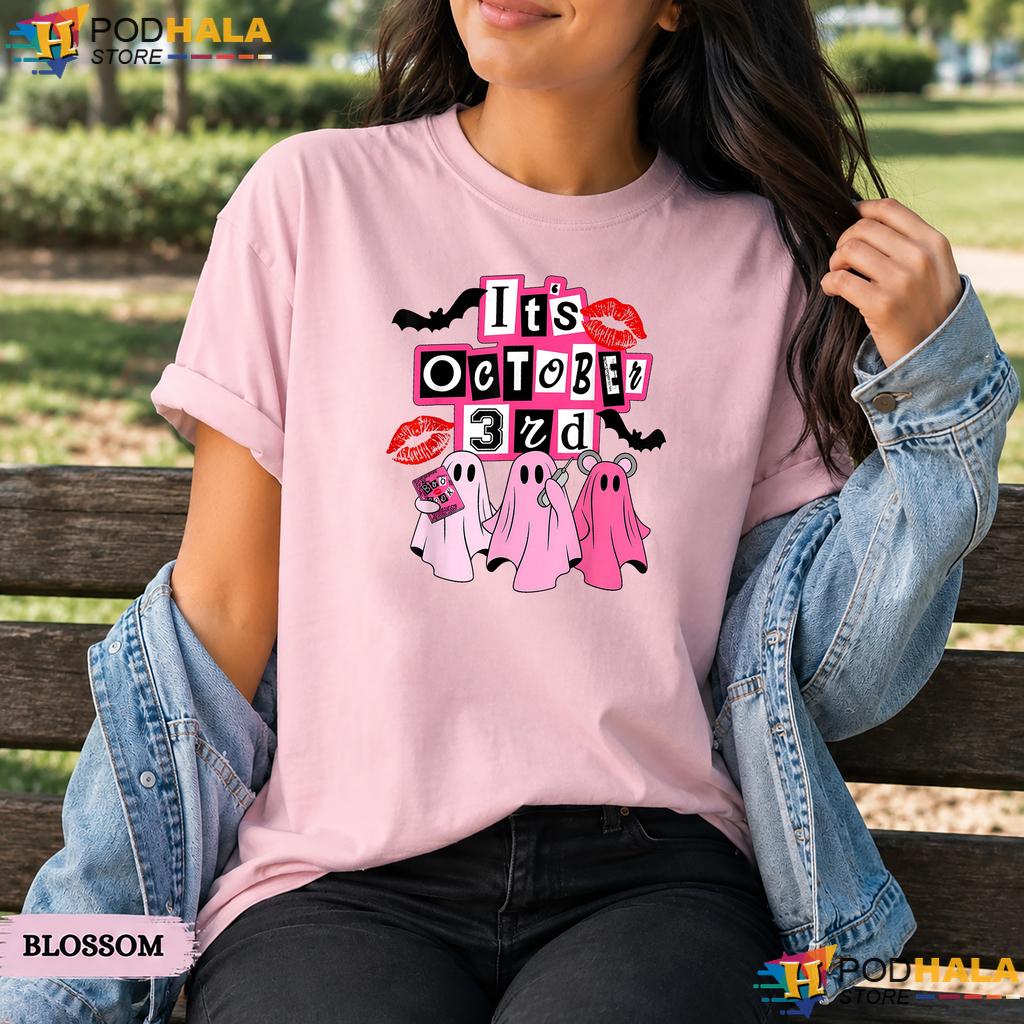 Mean Ghouls Ghost October 3rd Comfort Colors T-Shirt Funny Halloween