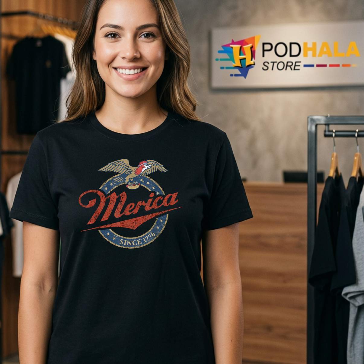Merica Eagle Mullet Hot Dog Vintage Tee Patriotic American Outfit Merica Eagle Mullet Hot Dog Vintage Tee Patriotic American Outfit
