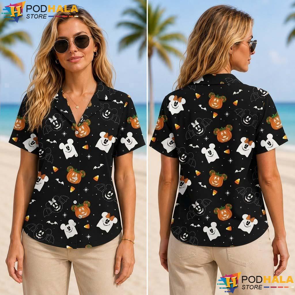 Mickey Boo Family Halloween Aloha Shirt Disneyland Magic Kingdom Aloha Mickey Boo Family Halloween Aloha Shirt Disneyland Magic Kingdom Aloha