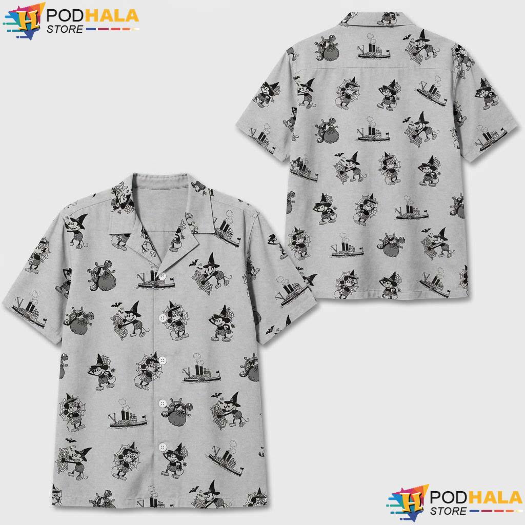 Mickey Mouse Halloween Hawaiian Shirt Disney Not So Scary Party Aloha