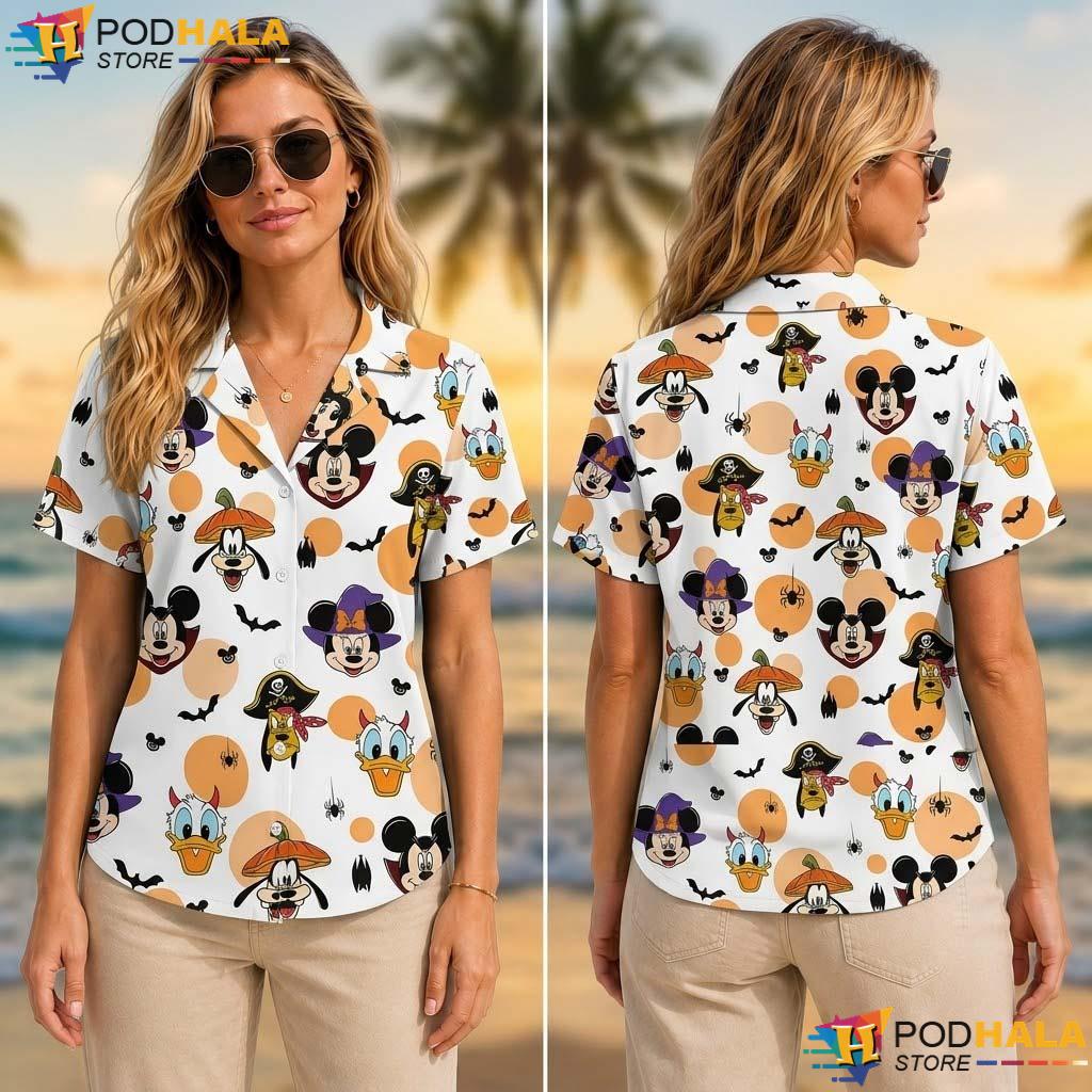 Mickey Vampire Halloween Tropical Shirt Spooky Disney Character Aloha Mickey Vampire Halloween Tropical Shirt Spooky Disney Character Aloha