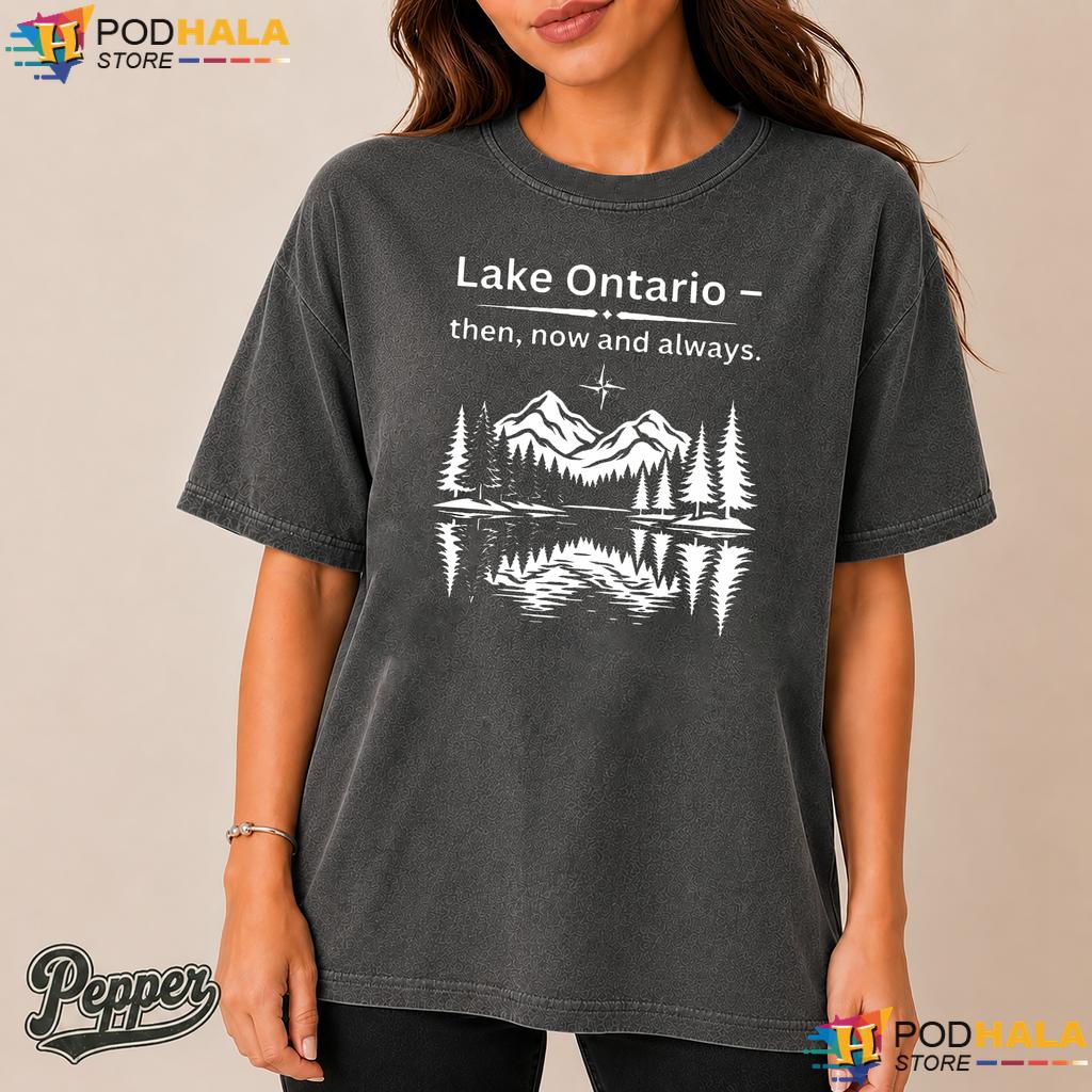 Minimalist Nature Lake Ontario Comfort Colors Tshirt Serene Landscape Minimalist Nature Lake Ontario Comfort Colors Tshirt Serene Landscape