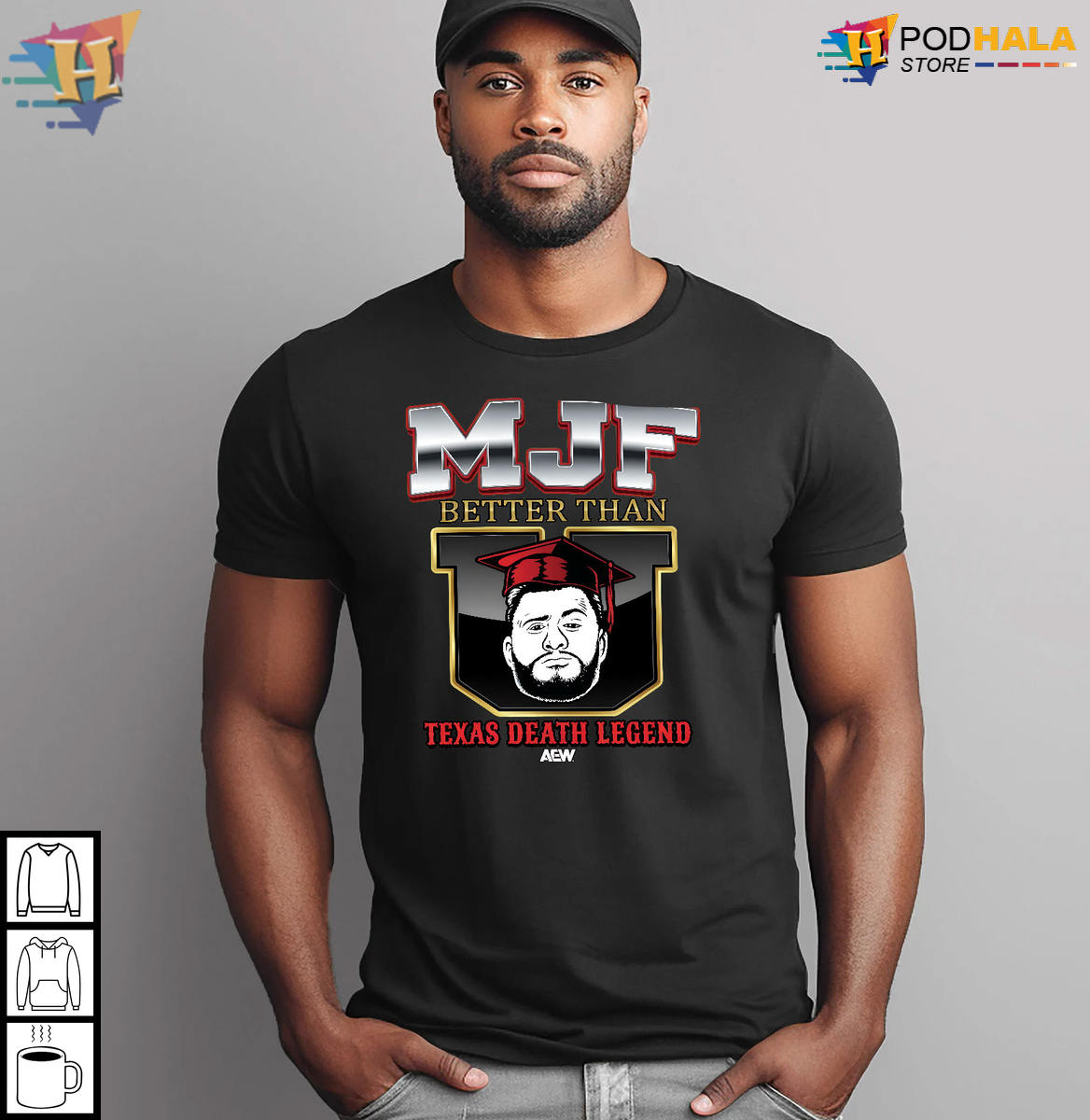 MJF AEW Texas Death 2026 Wrestling T-Shirt Young AEW Fans Birthday Gift Apparel