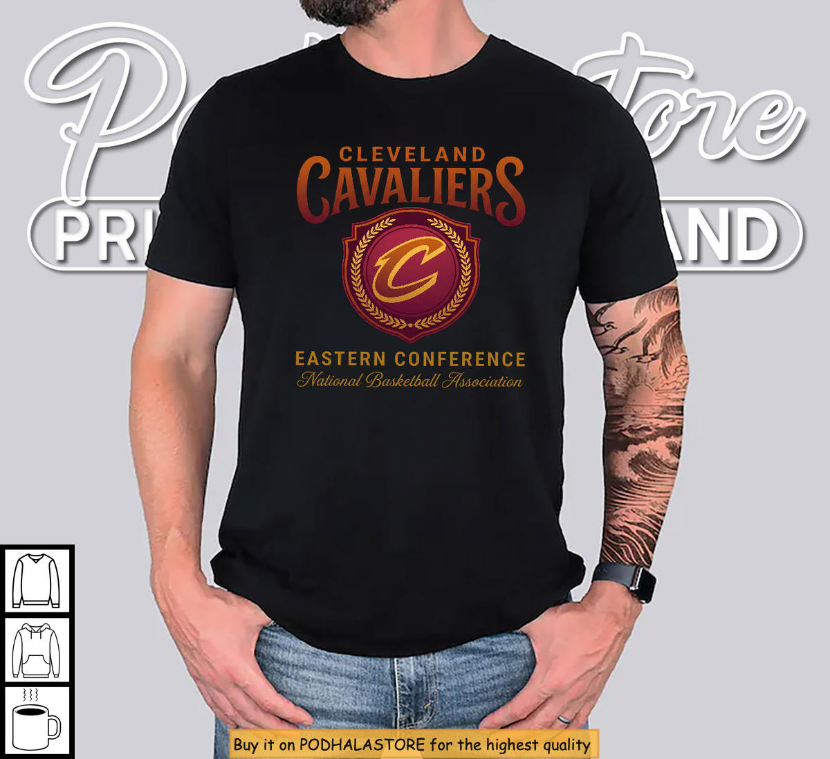 Cleveland Cavaliers 2026 Eastern Conference Basketball Tshirt Fan Gift Cleveland Cavaliers 2026 Eastern Conference Basketball Tshirt Fan Gift