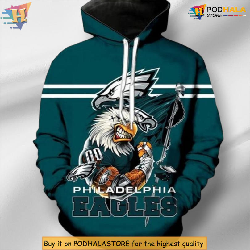 Modern Game Style Philadelphia Eagles Hoodies 3D Football Fan Apparel Modern Game Style Philadelphia Eagles Hoodies 3D Football Fan Apparel
