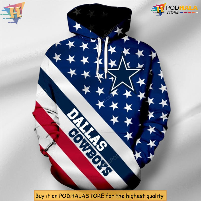 Modern Zip Up Edition Dallas Cowboys Hoodie 3D Football Fan Apparel
