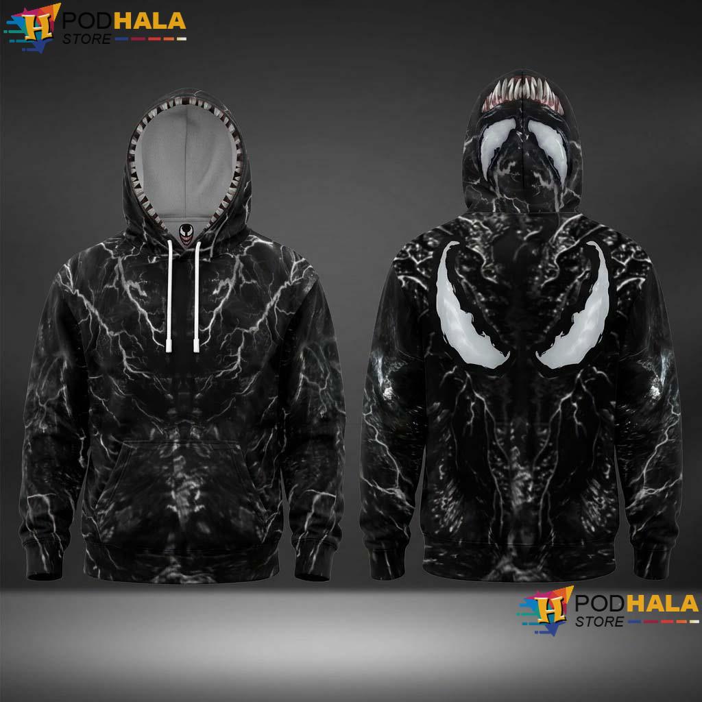 Monster Cosplay Halloween AOP Hoodie Spooky Graphic Print Apparel Men