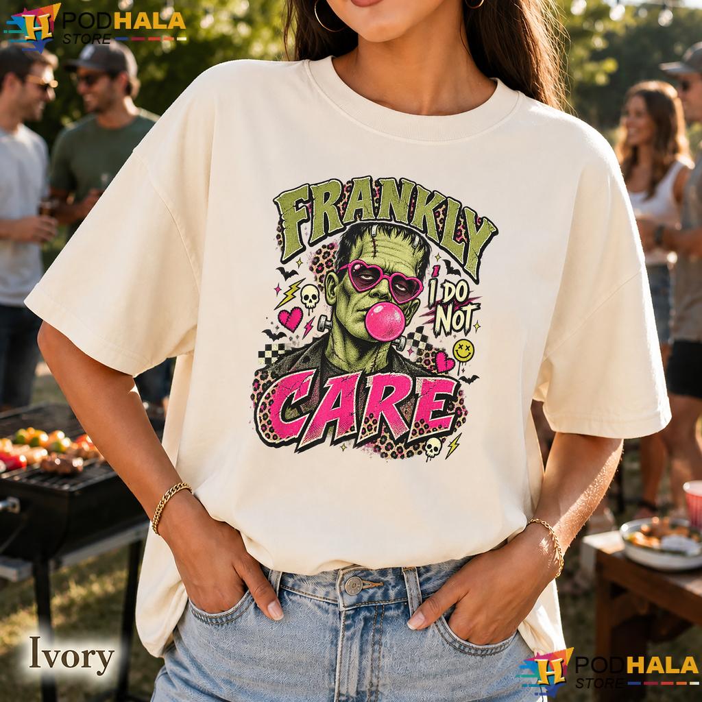 Monster Humor Retro Halloween Comfort Colors Shirt Frankly Care Top Monster Humor Retro Halloween Comfort Colors Shirt Frankly Care Top