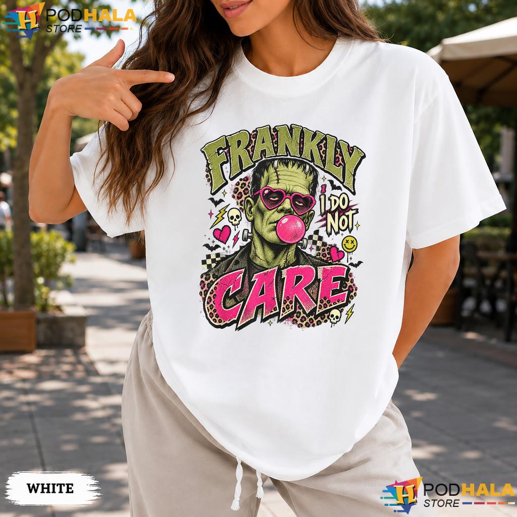 Monster Humor Retro Halloween Comfort Colors Tshirt Frankly Care Top Monster Humor Retro Halloween Comfort Colors Tshirt Frankly Care Top