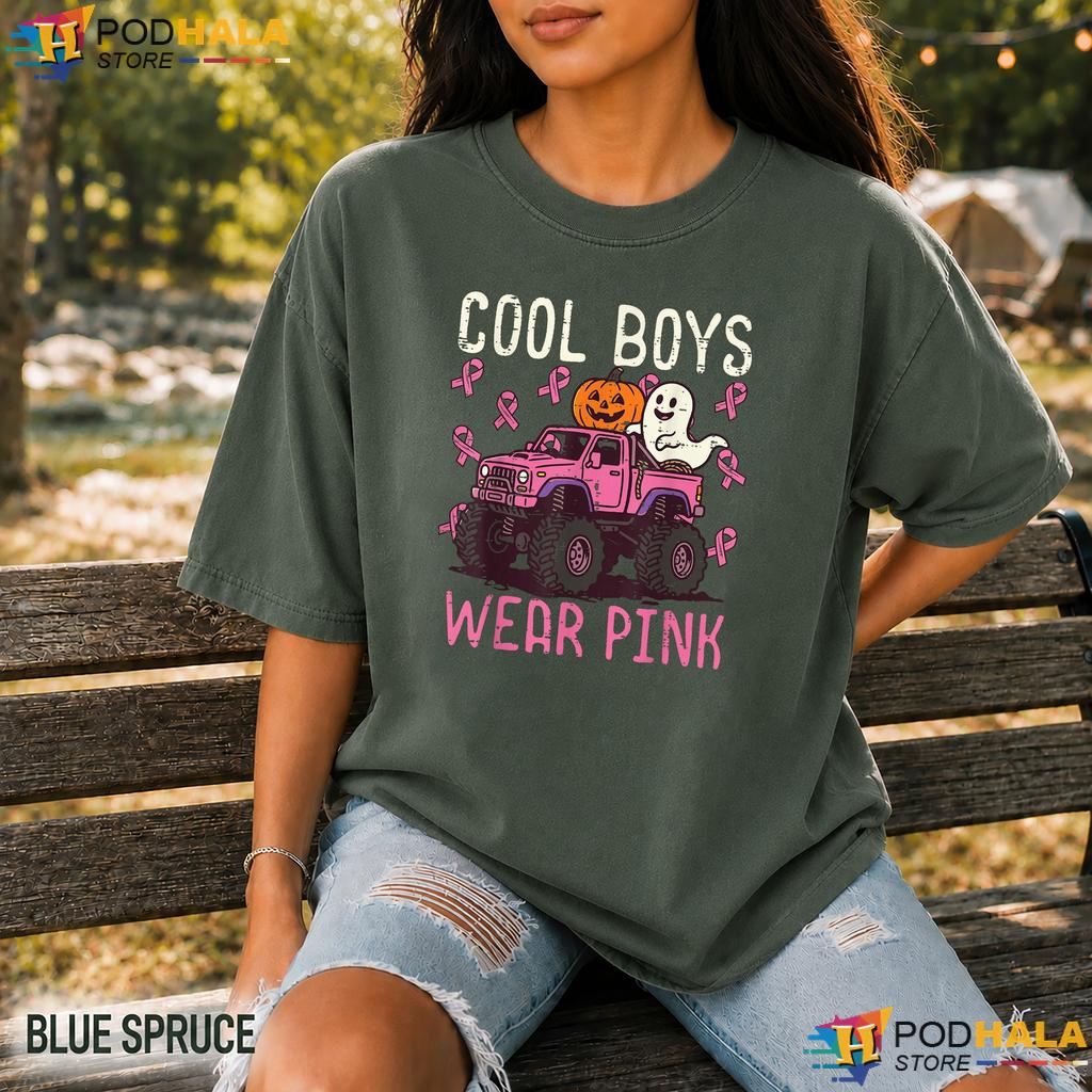 Monster Truck Cool Boys Comfort Colors T-Shirt Breast Cancer Wear Pink Monster Truck Cool Boys Comfort Colors T-Shirt Breast Cancer Wear Pink