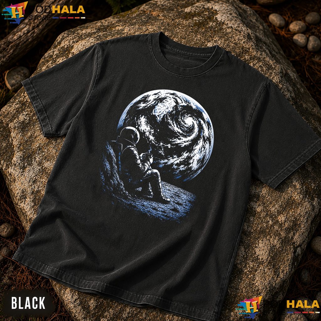 Moon Astronaut Drinking Coffee Comfort Colors Shirt Funny Space Humor Top Moon Astronaut Drinking Coffee Comfort Colors Shirt Funny Space Humor Top