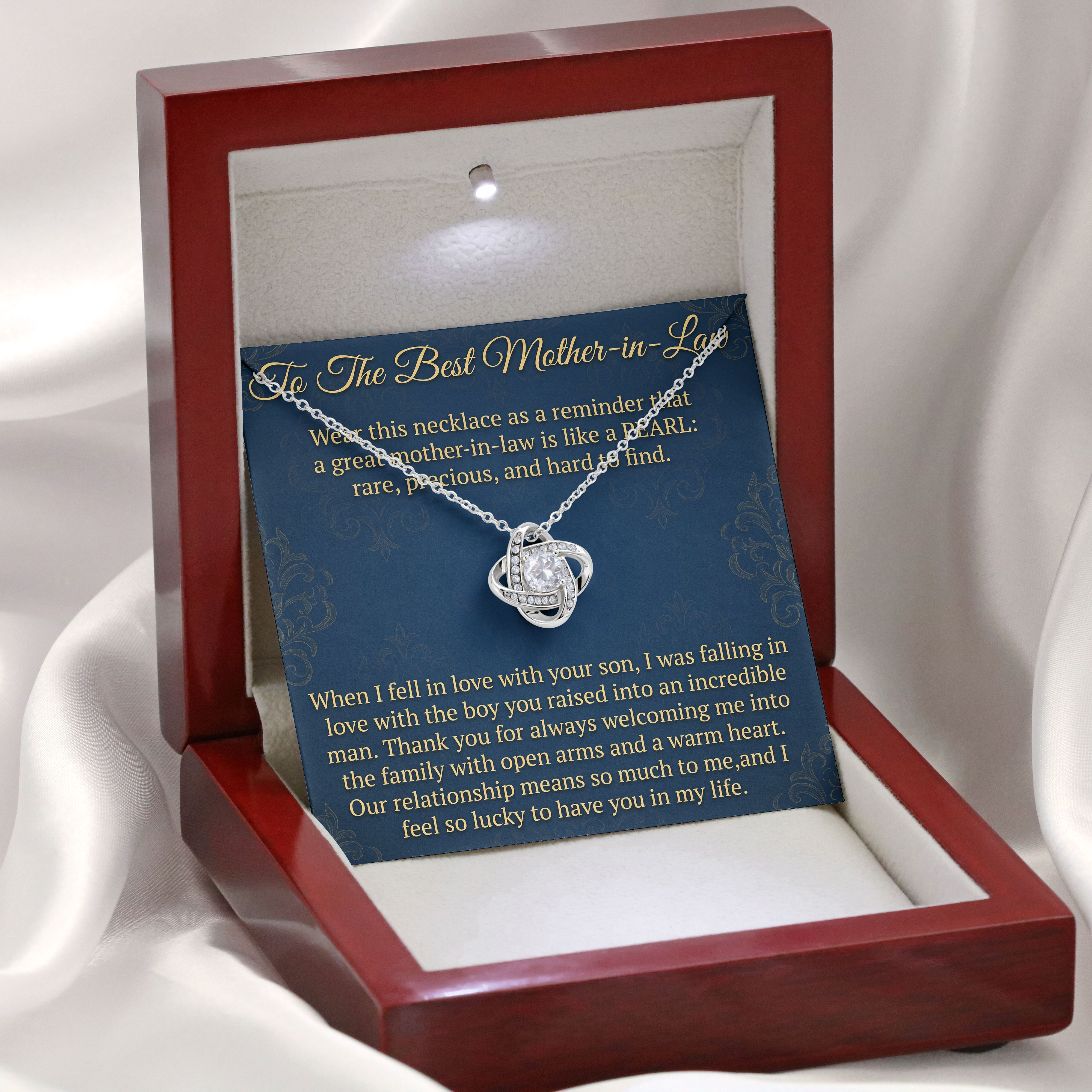 Mother In Law Keepsake - Incredible Man Message Card Pendant For Birthday Gift 2026 - View 2 Mother In Law Keepsake - Incredible Man Message Card Pendant For Birthday Gift 2026 - View 2
