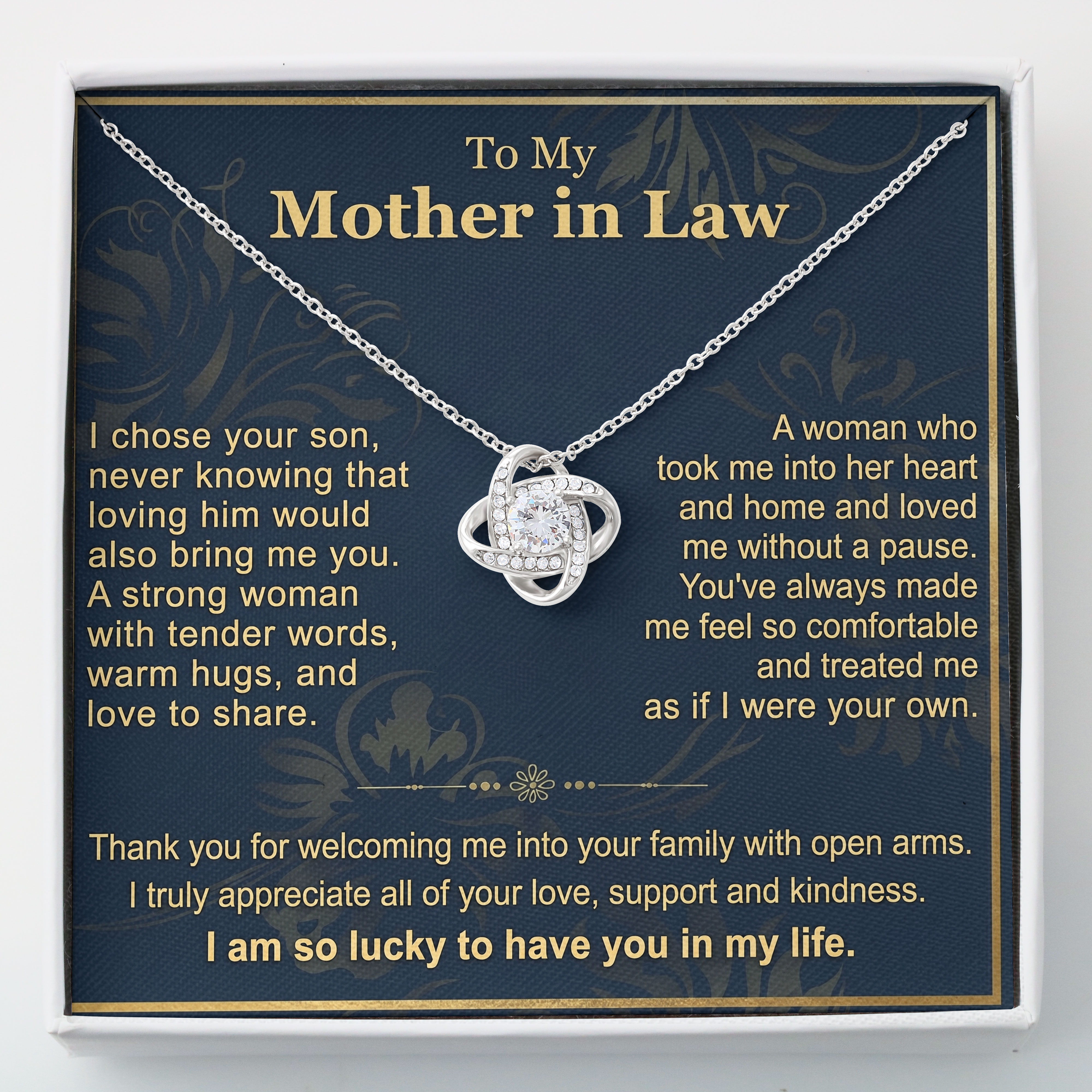 Mother In Law Keepsake - Tender Words Message Card Pendant For Birthday Gift 2026 - View 3 Mother In Law Keepsake - Tender Words Message Card Pendant For Birthday Gift 2026 - View 3