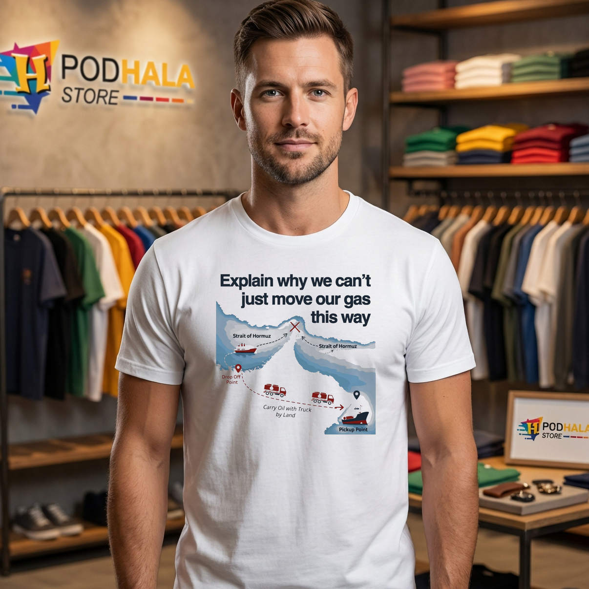 Move Our Gas This Way T-Shirt Explain Why We Cannot Funny Meme Graphic For Men Move Our Gas This Way T-Shirt Explain Why We Cannot Funny Meme Graphic For Men