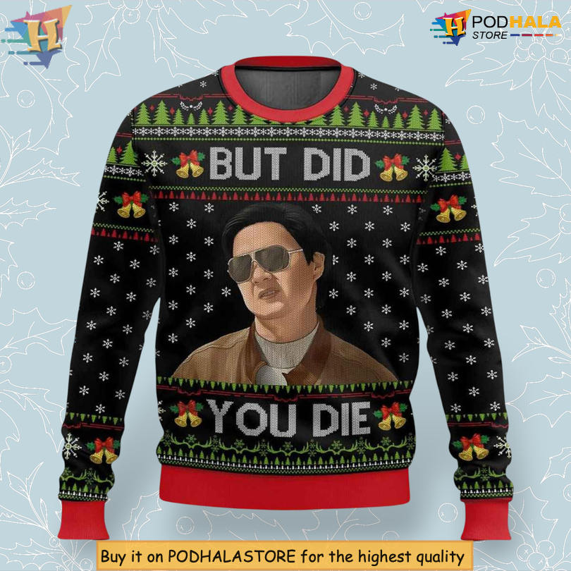 Mr Chow The Hangover Quote Comedy Scene Funny Xmas Ugly Christmas Sweater