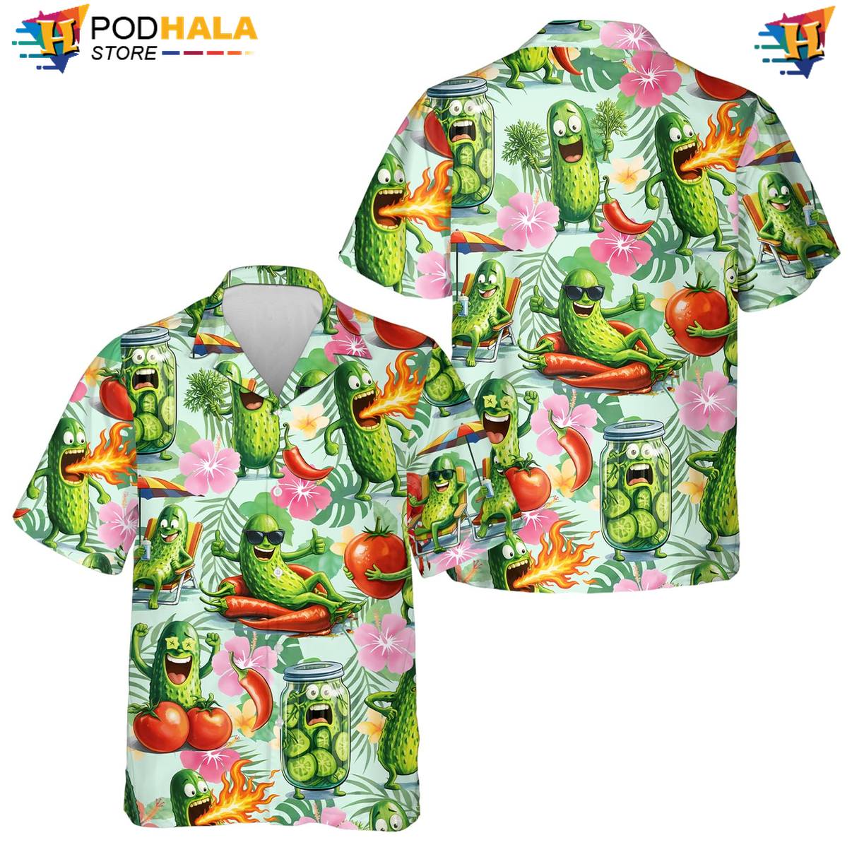Multicolor Cucumber Short-sleeve button-up shirt Mens Short Sleeve Casual Beachwear Outfit Multicolor Cucumber Short-sleeve button-up shirt Mens Short Sleeve Casual Beachwear Outfit