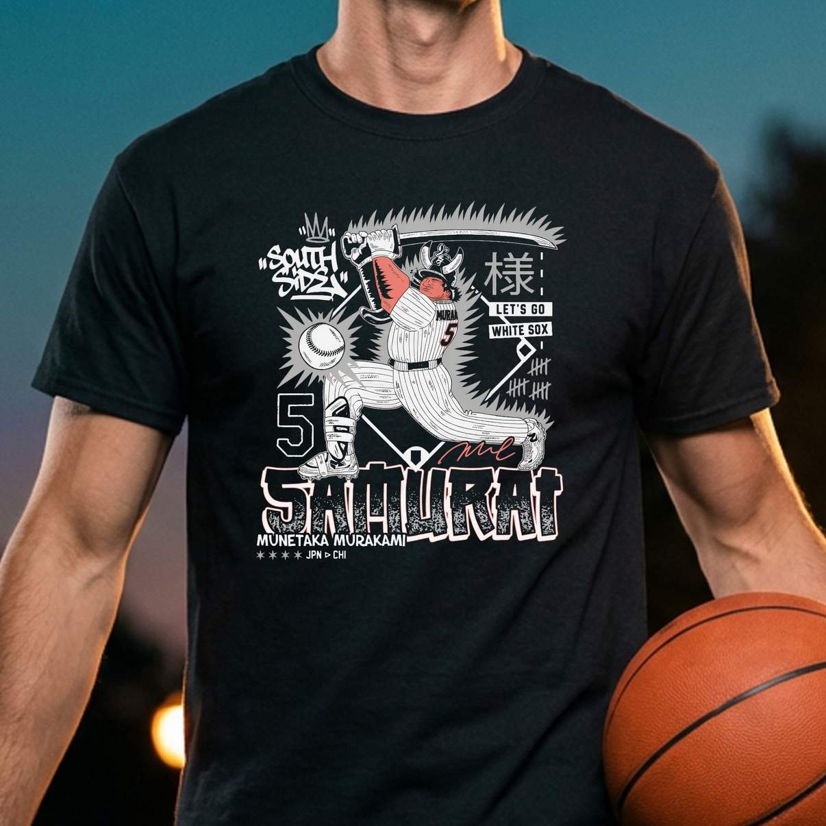 Munetaka Murakami Samurai Shirt Murakami Sama Baseball Sports Fan Graphic