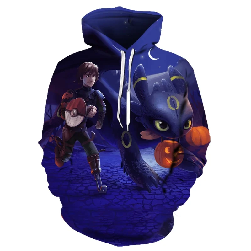 Mystical Hero Dragon 3d Hoodie, Vibrant Fantasy Adventure Design