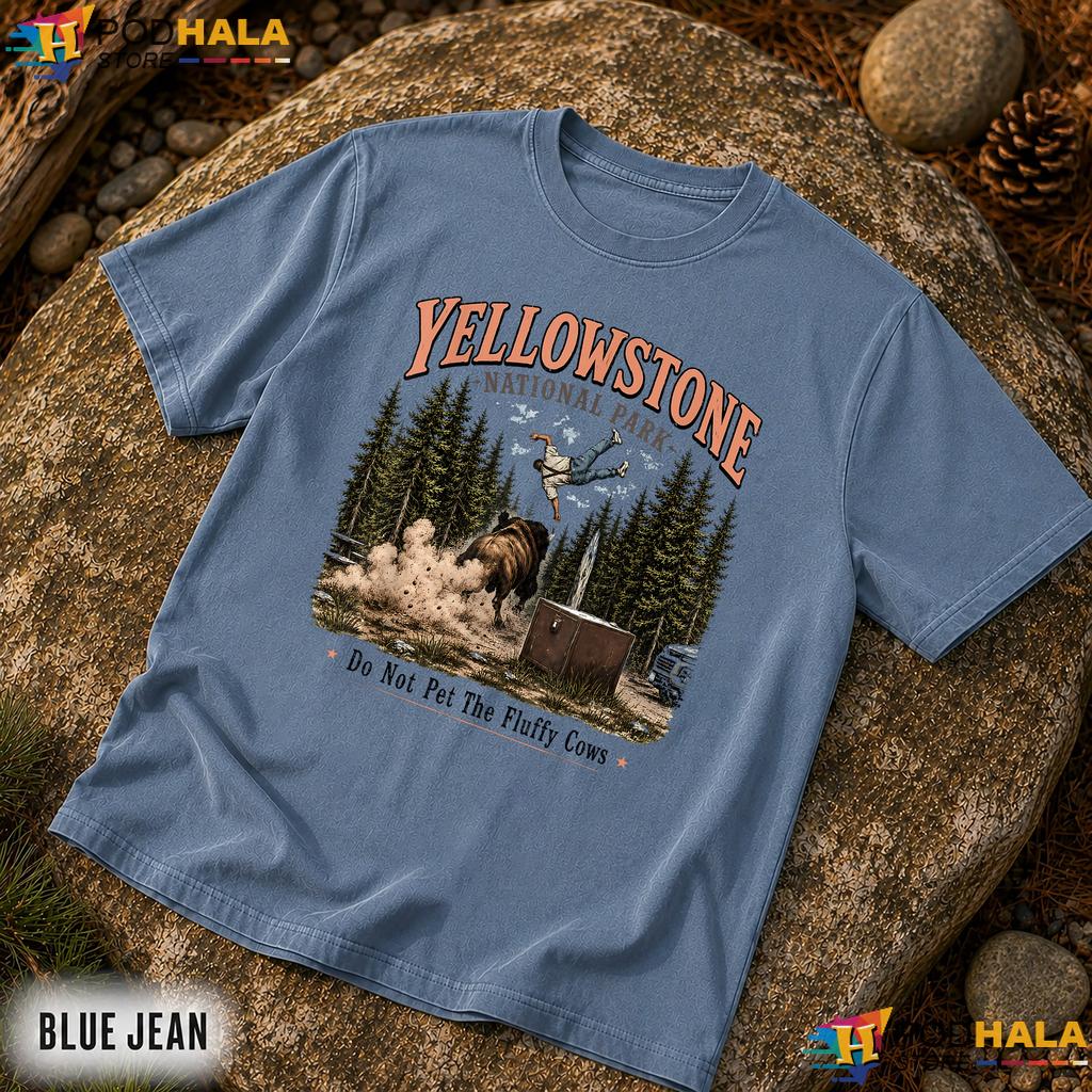 National Park Fluffy Cows Comfort Colors Shirt Yellowstone Bison Apparel National Park Fluffy Cows Comfort Colors Shirt Yellowstone Bison Apparel