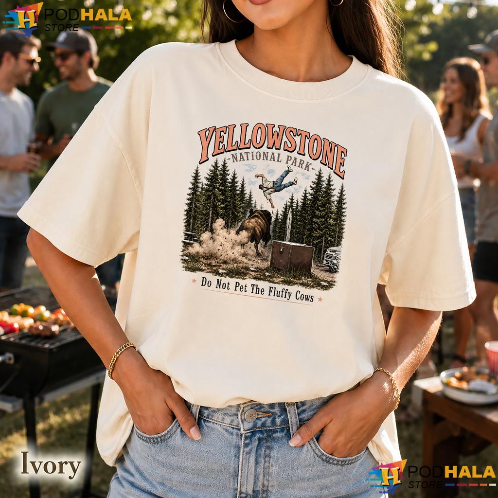 National Park Fluffy Cows Comfort Colors Tshirt Yellowstone Bison Apparel National Park Fluffy Cows Comfort Colors Tshirt Yellowstone Bison Apparel