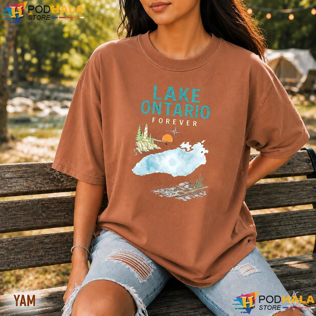 Nature Fan Lake Ontario Comfort Colors Tee Forever Graphic Apparel Nature Fan Lake Ontario Comfort Colors Tee Forever Graphic Apparel