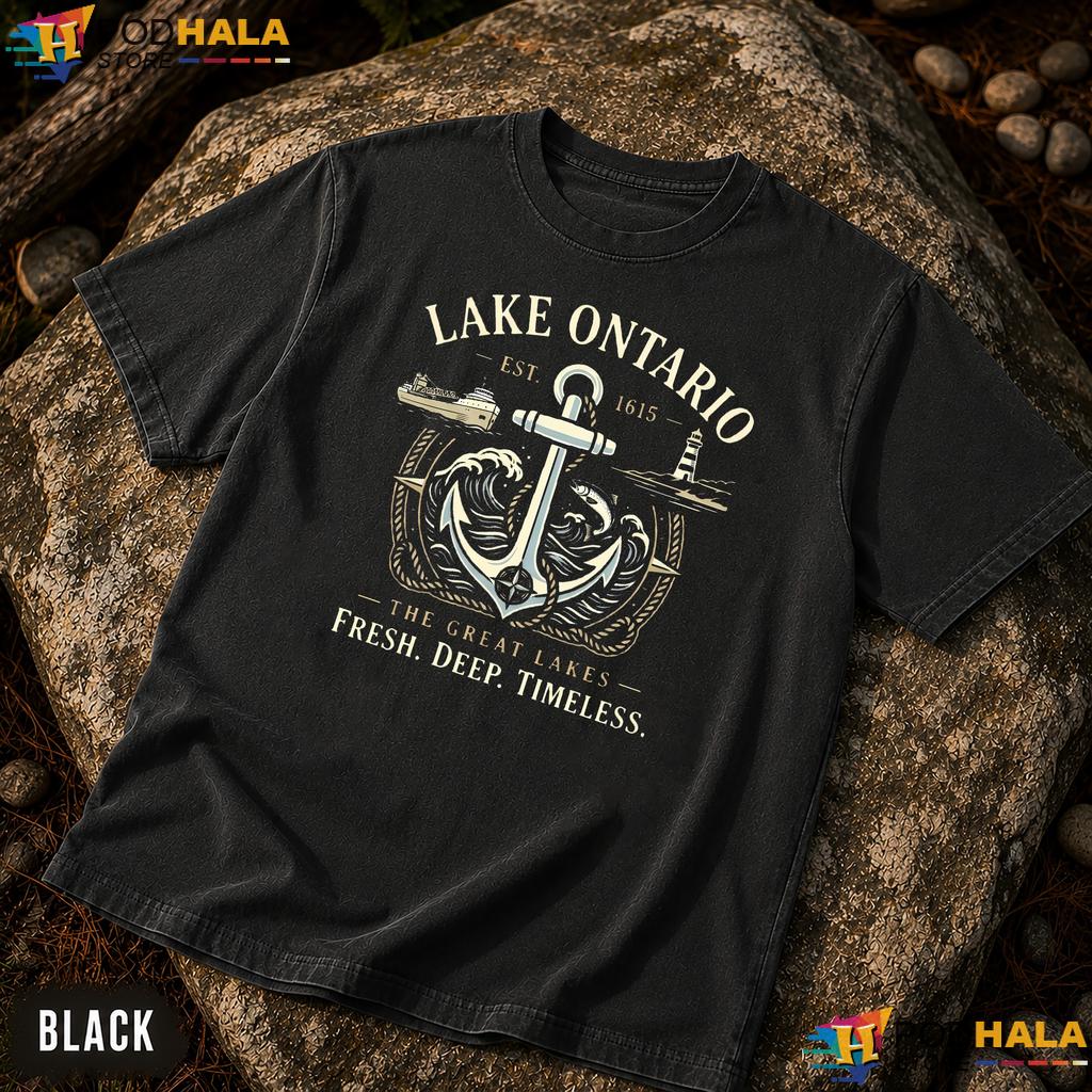 Nautical Adventure Lake Ontario Comfort Colors Shirt Est 1615 Deep Nautical Adventure Lake Ontario Comfort Colors Shirt Est 1615 Deep
