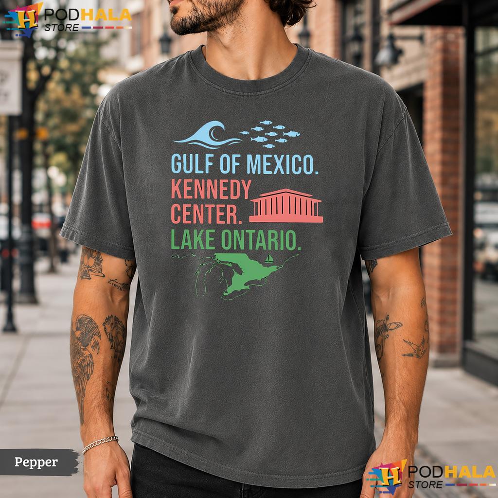 Nautical Gulf Lake Ontario Comfort Colors T-Shirt Lover Kennedy Center