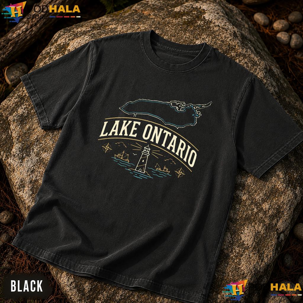 Nautical Lighthouse Lake Ontario Comfort Colors T-Shirt Adventure Top