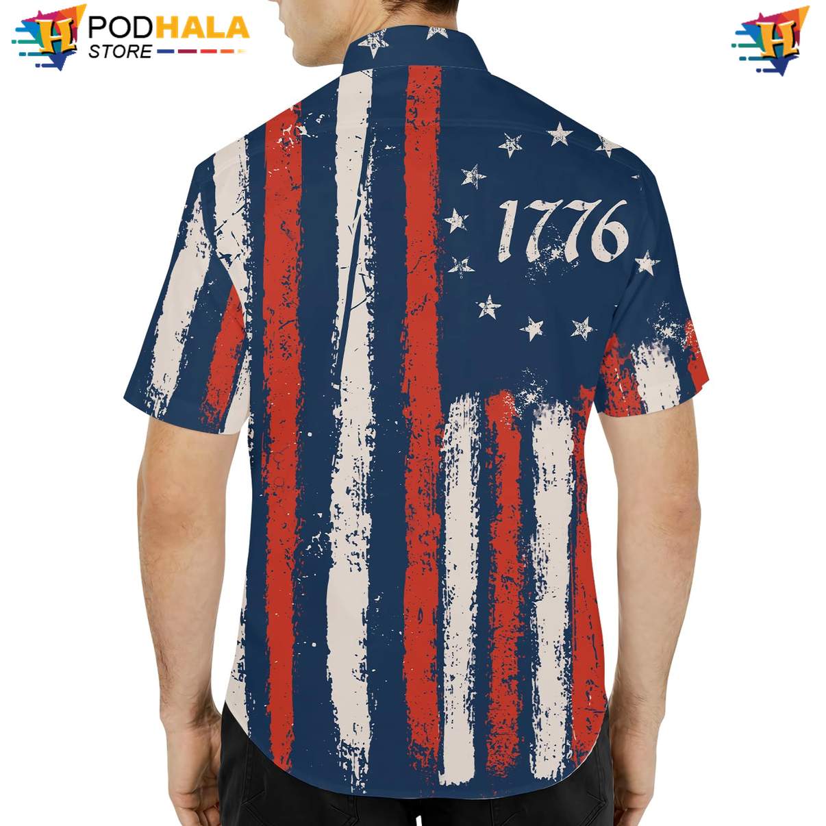 Navy USA 250th Anniversary Aloha Shirt Mens Patriotic Fourth Of July Navy USA 250th Anniversary Aloha Shirt Mens Patriotic Fourth Of July